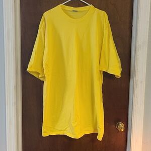 XL Yellow PLUMA Short Sleeved Tee Shirt